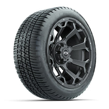 GTW® Raven Matte Gray/Ball Milled 14 in Wheels with 205/30-R14 Fusion Street Tires – Full Set