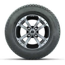 GTW Storm Trooper Black and Machined 10 in Wheels 18in Fusion Street Tires – Set of 4