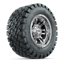 GTW® Shogun Chrome 12 in Wheels with 22x10-12 Timberwolf All-Terrain Tires - Full Set