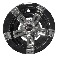 8" GTW® Maverick Black & Chrome Wheel Cover (Universal Fit)