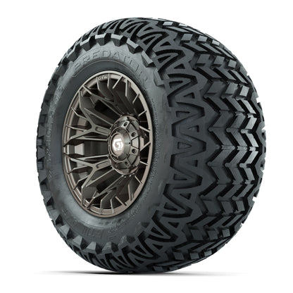 Set of (4) 12 in GTW® Stellar Matte Bronze Wheels with 23x10.5-12 Predator All-Terrain Tires