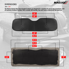 Yamaha G29/Drive MadJax® Genesis 250 Rear Seat with Standard Black Seat Cushions (Years 2007-2016)