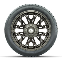 Set of (4) 14 in GTW® Stellar Matte Bronze Wheels with 225/30-14 Mamba Street Tire