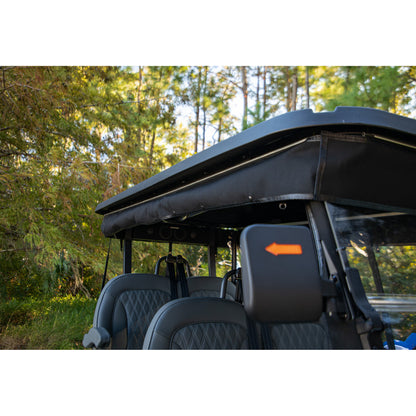 RedDot Denago Rover XL 4 Passenger Black 3-Sided Track Style Enclosure & Valance
