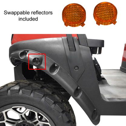 GTW® Fender Flare Set for Club Car Tempo (Years 2018-Up)