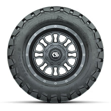 GTW® Volt Gunmetal 12 in Wheels with 22X10-12 Timberwolf All-Terrain Tires – Full Set