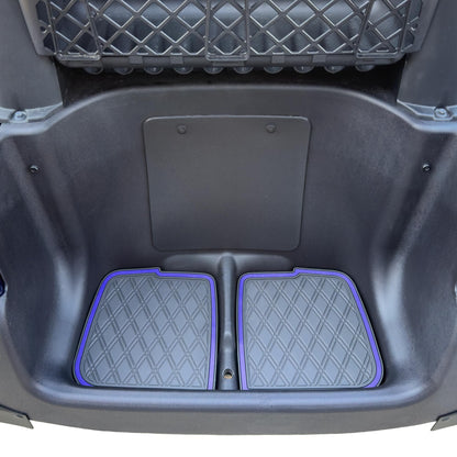 Xtreme Bag Well Mats for Club Car Precedent & Onward - Black/Blue