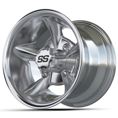 10'' GTW® Godfather Chrome Wheel
