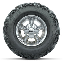 GTW Godfather Chrome 10 in Wheels with 20x10-10 Barrage Mud Tires – Full Set