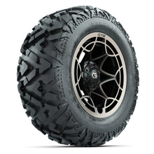 GTW Nexus Black/Bronze 14 in Wheels with 25x10-14 Barrage Mud Tires – Full Set