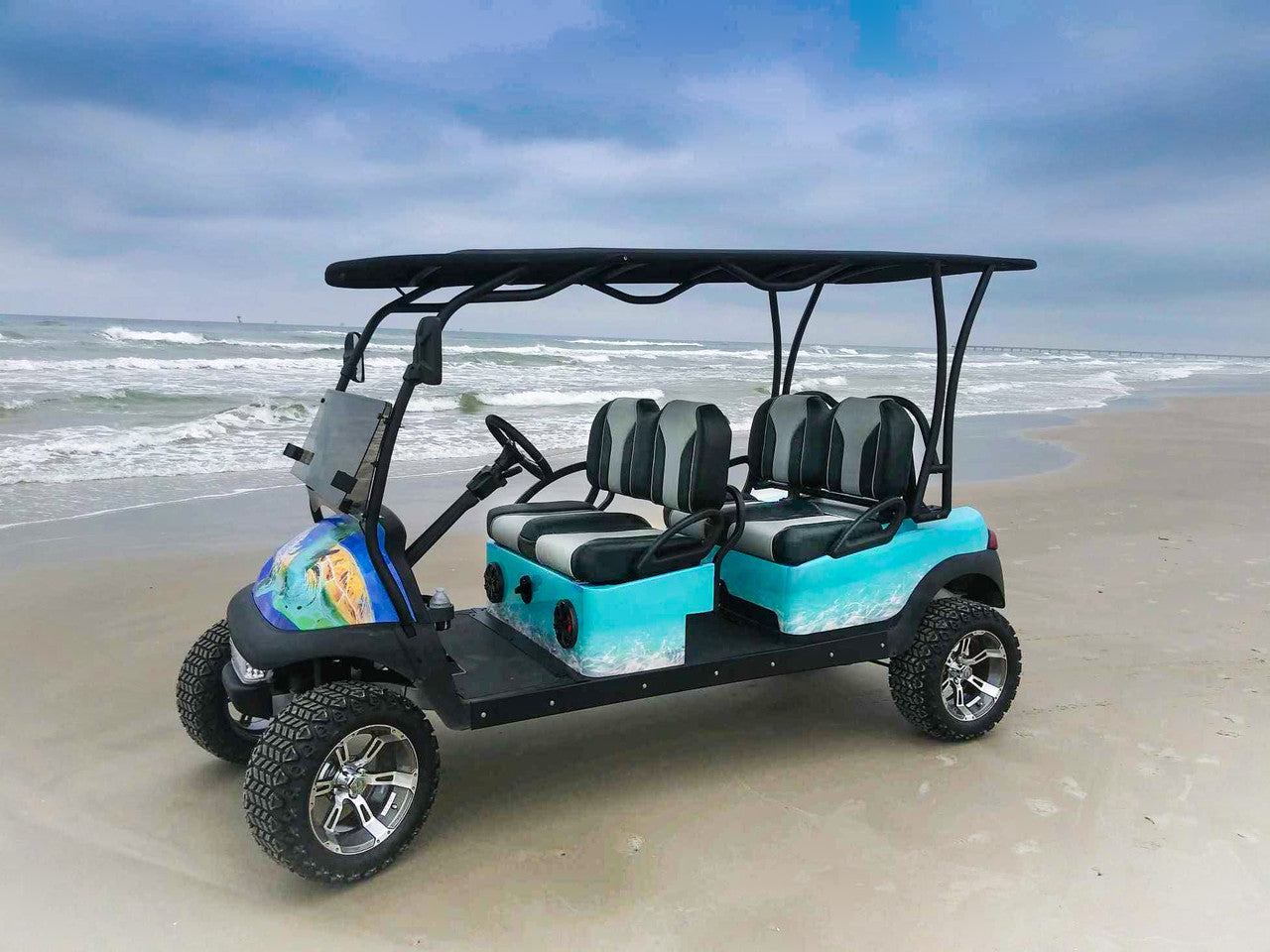 MODZ® Ambush Machine & Black 14" Golf Cart Wheel