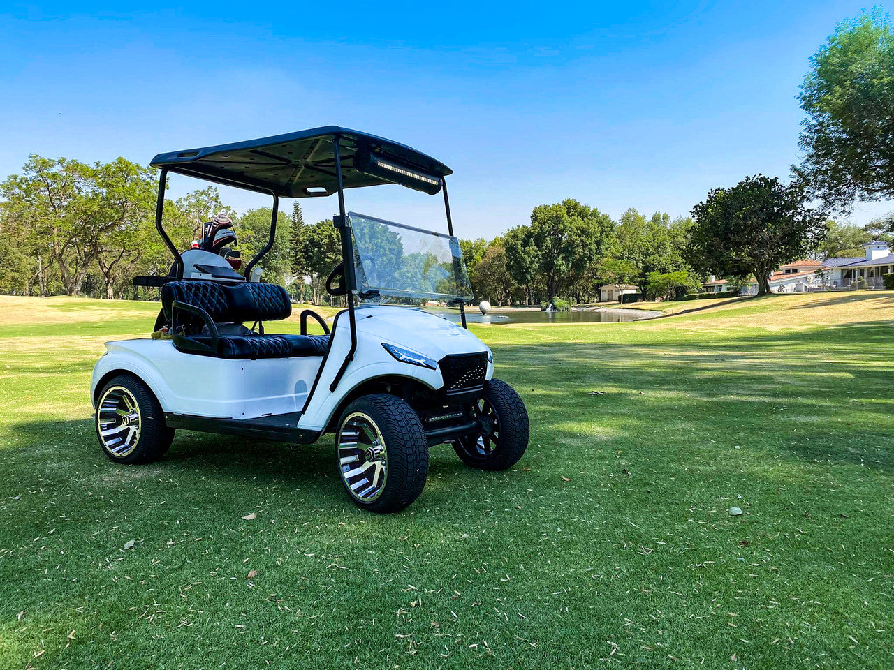 MODZ® Bomber Machine & Black 12" Golf Cart Wheel