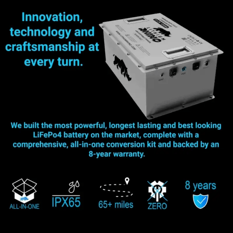 76V 105AH Lithium Rhino Conversion Kit