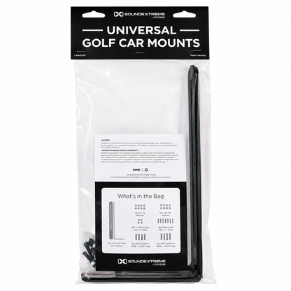 SE V5 L-Bracket Golf Cart Mount for SoundExtreme Sound Bars